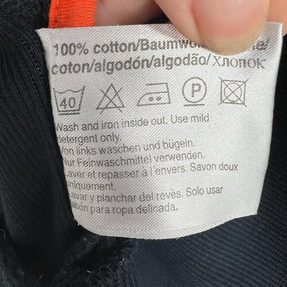 Hugo Boss Orange Victory Zip Thru Sweatshirt Men's Size L Charcoal 100% Cotton - Picture 10 of 11